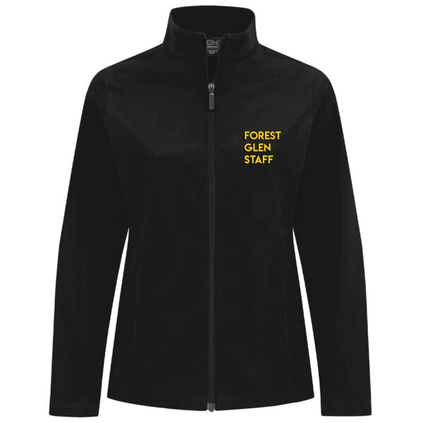 WATER REPELLENT SOFT SHELL LADIES' JACKET *Embroidered Logo and Personalized* Thumbnail