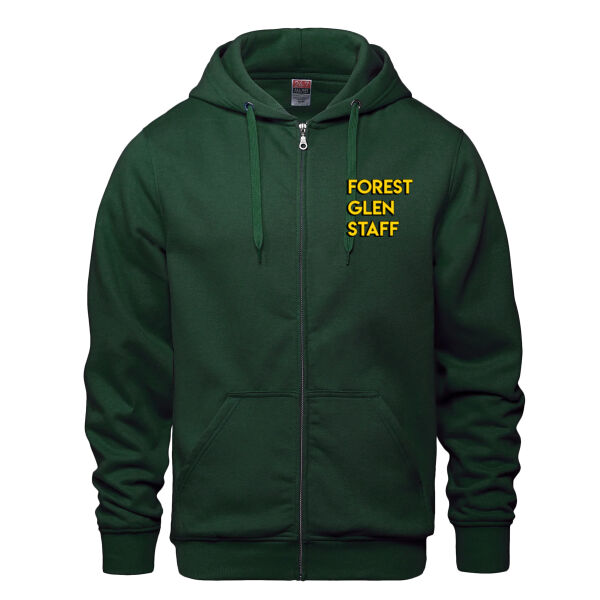 Adult Full Zip Hooded Sweatshirt *Embroidered Logo* Thumbnail